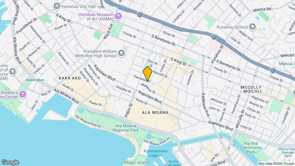 1237 Kamaile St Map and Location Details