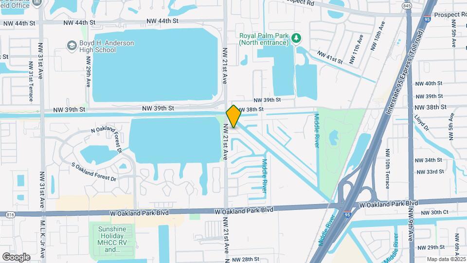 2001 NW 35th St, Unit B Map and Location Details