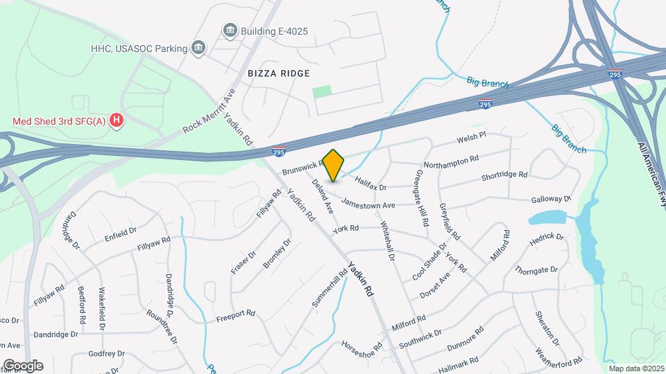 413 Jamestown Ave Map and Location Details