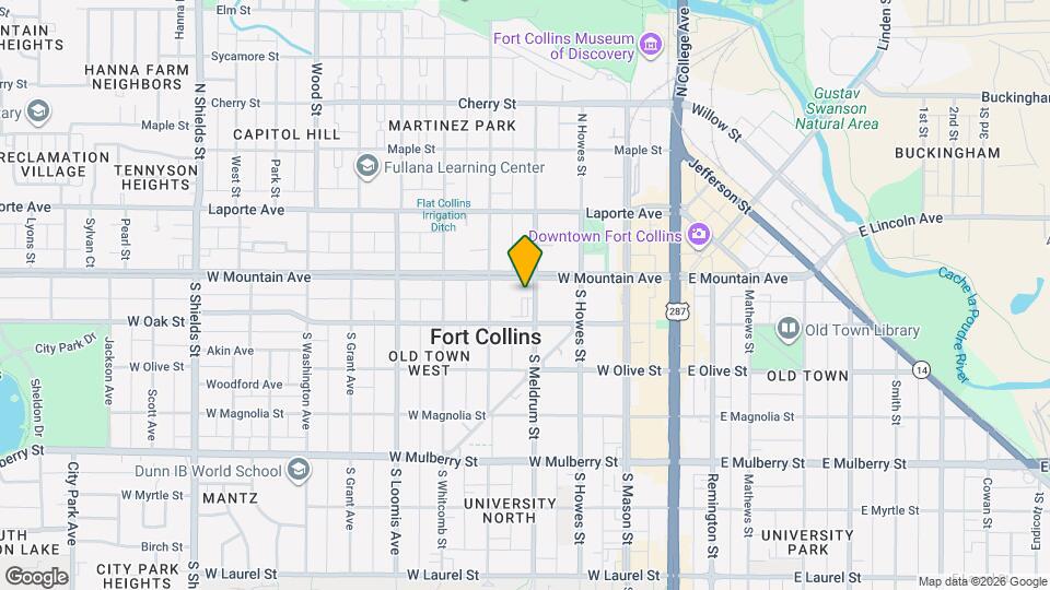 111 S Meldrum St Map and Location Details
