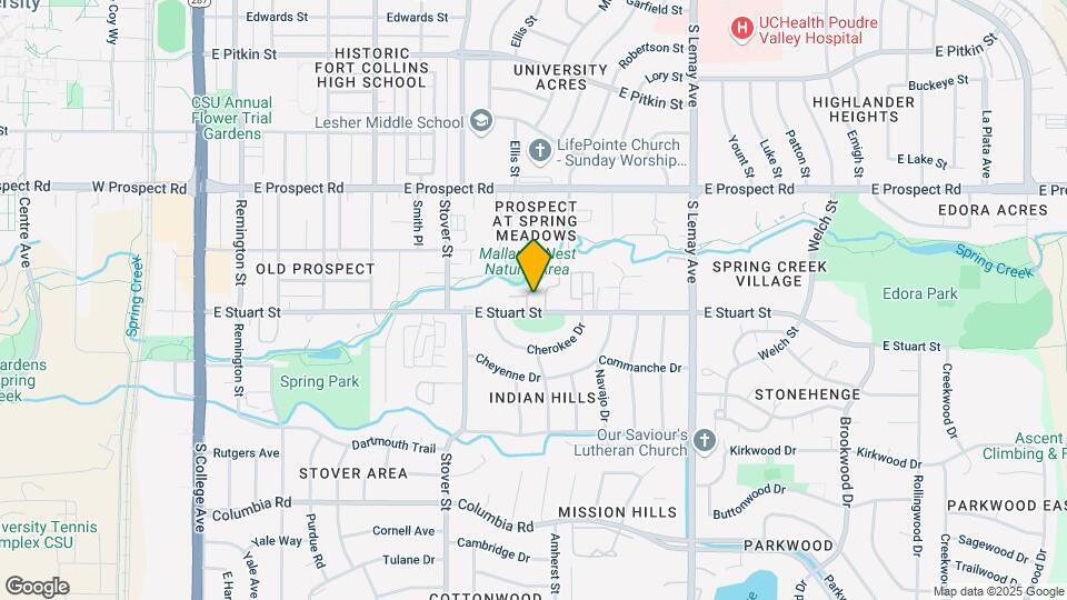 1738 Brookhaven Cir W Map and Location Details