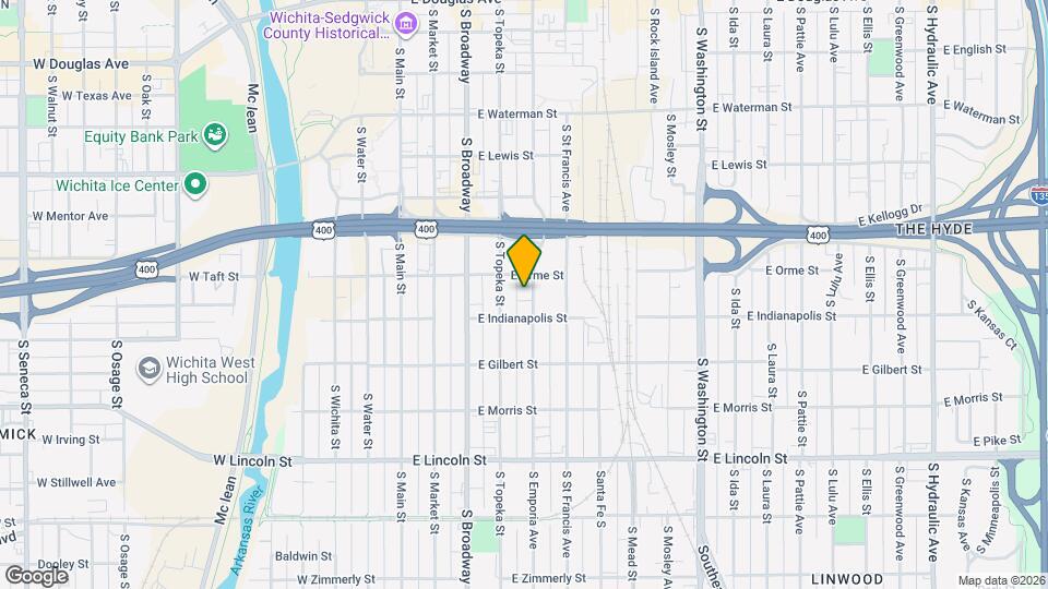 815 S Emporia St, Unit 212 Mapa y Detalles de la Ubicación