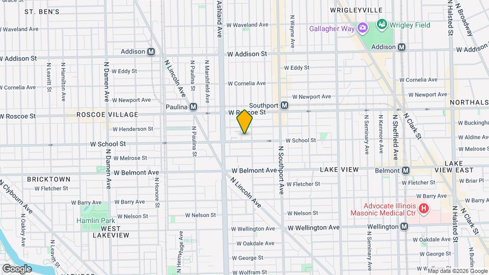 1512 W School St Map and Location Details