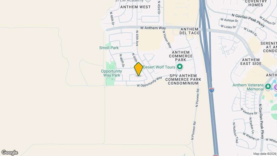 4536 W Cottontail Rd Mapa y Detalles de la Ubicación