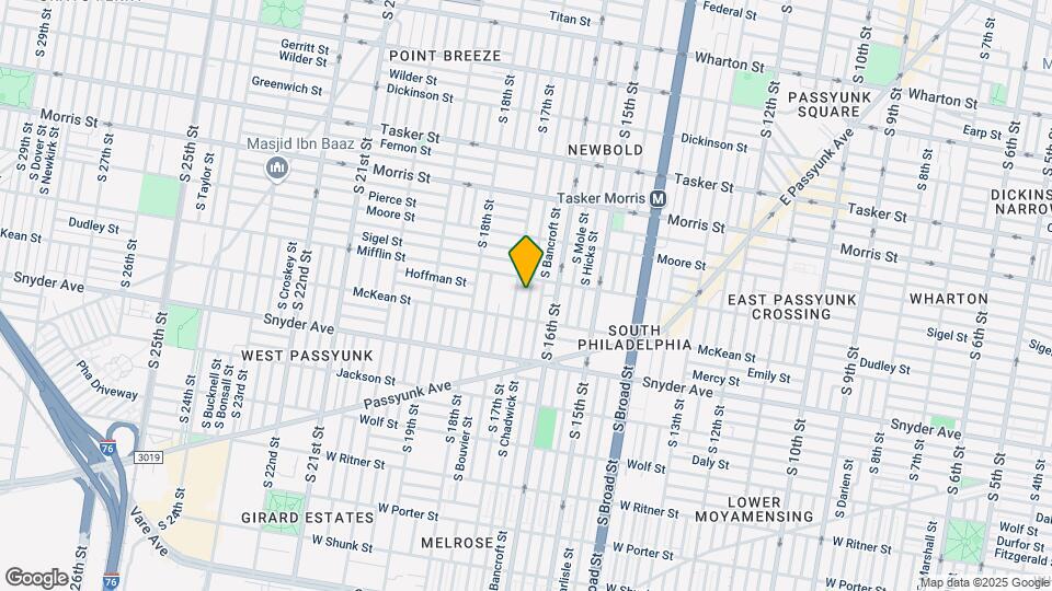 1922 S Chadwick St Map and Location Details