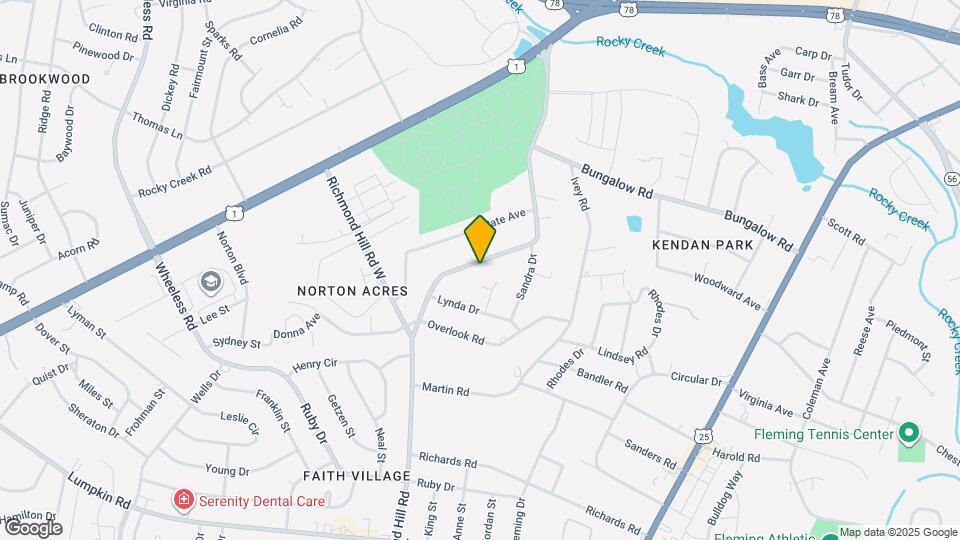 2574 Richmond Hill Rd Map and Location Details