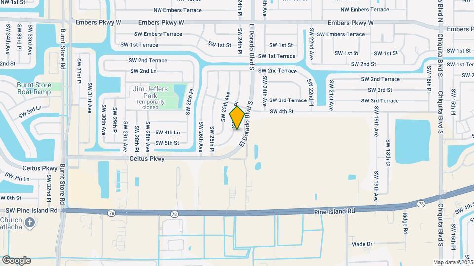 335 SW 24th Pl Map and Location Details
