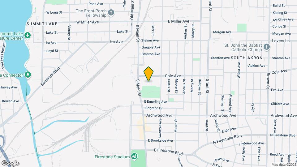 1345 Highbrook St Map and Location Details