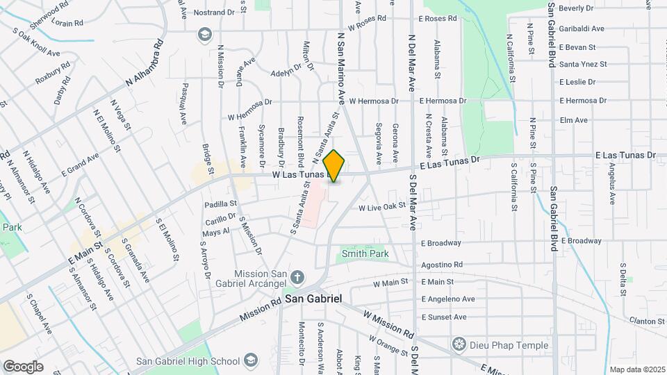 114 De Anza St Map and Location Details