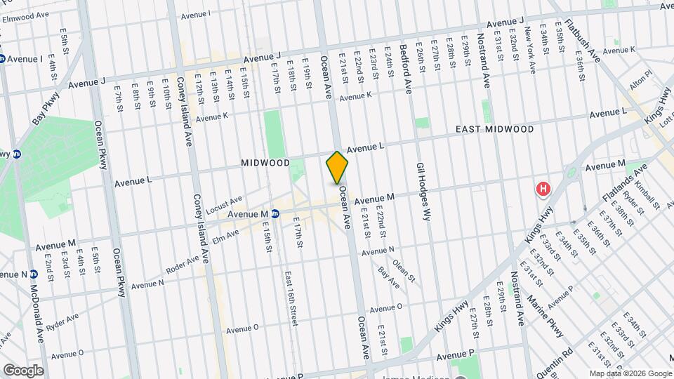 1756 Ocean Ave, Unit 6D Mapa y Detalles de la Ubicación