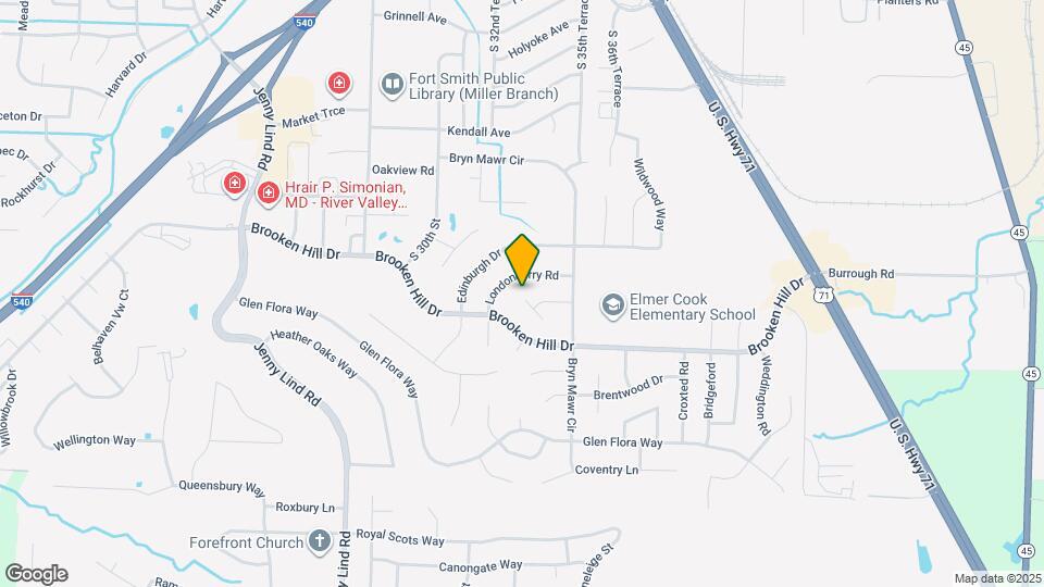 3301 Erin Oaks Ct Map and Location Details