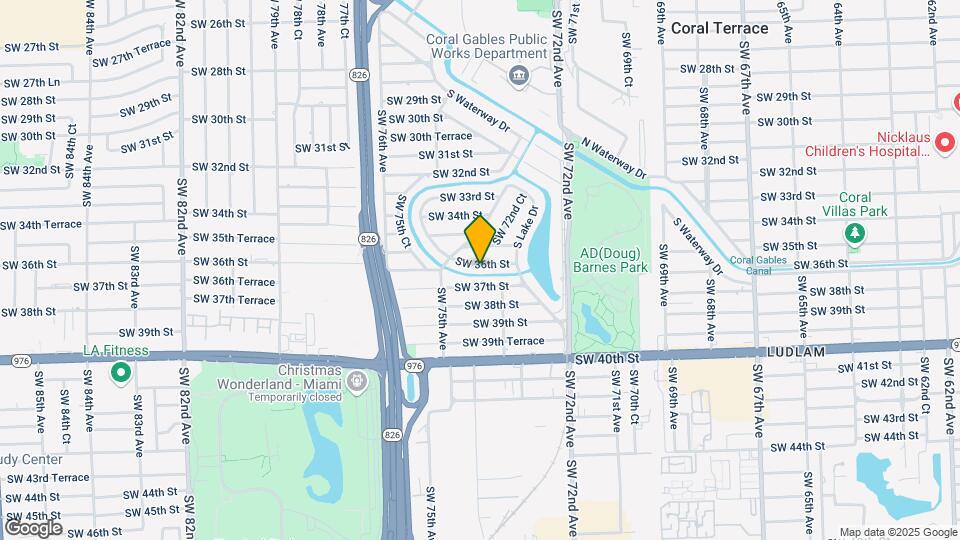 7380 SW 36th St Map and Location Details