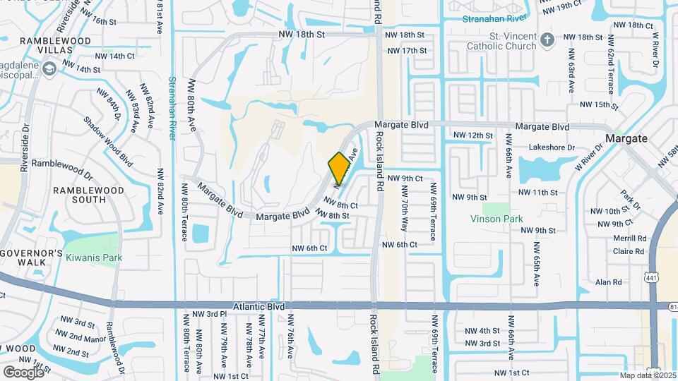 1020 NW 74th Ave Map and Location Details