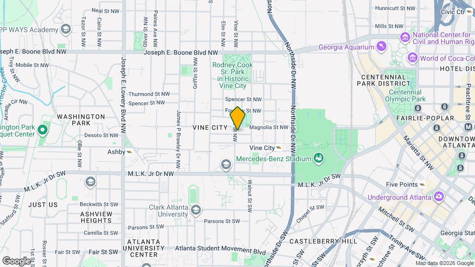 109 Vine St NW Map and Location Details