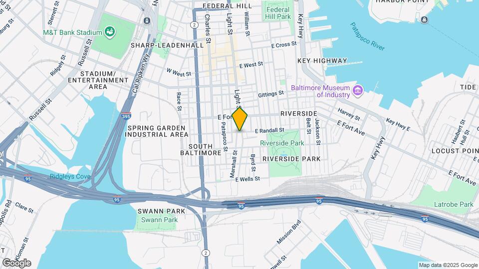 1600 Light St Map and Location Details