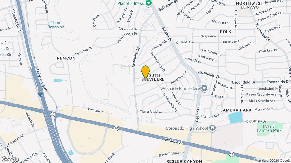 7321 Ramada Dr Map and Location Details