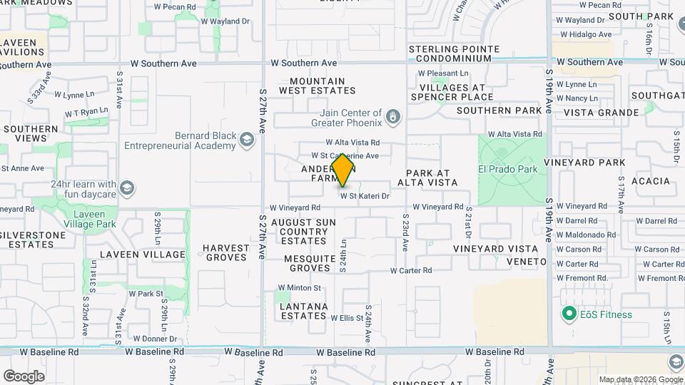 2424 W St Kateri Dr Map and Location Details