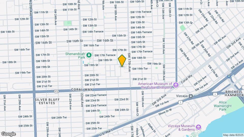 1931 SW 17th Ct Map and Location Details