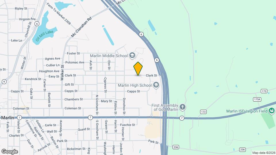 1208 Clark St Map and Location Details