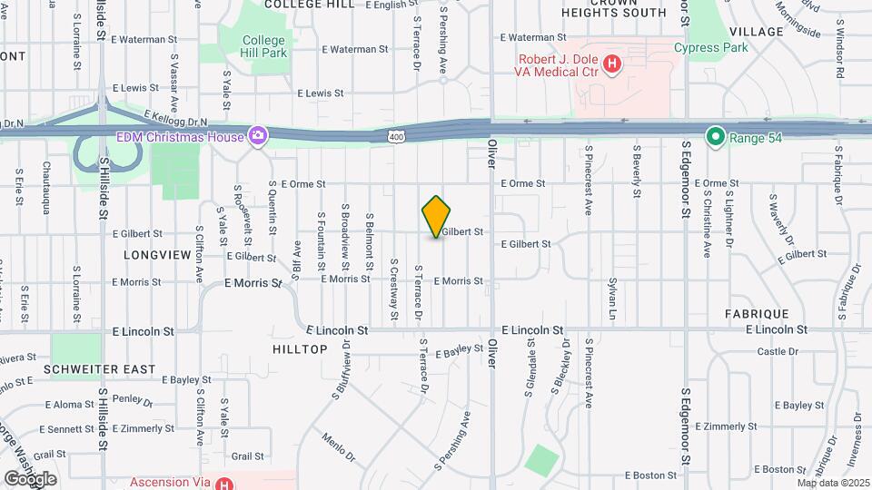 705 S Pershing Ave Map and Location Details