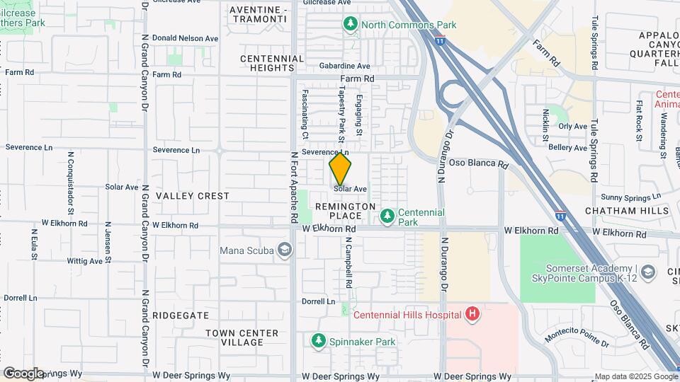 9048 Boston Springs Ave Map and Location Details