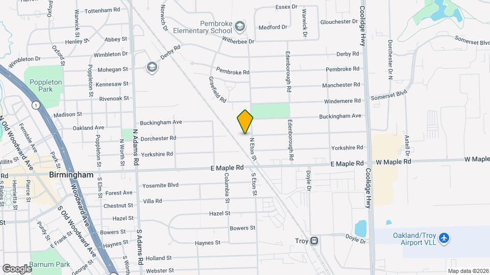 315 N Eton St, Unit apt. a Mapa y Detalles de la Ubicación