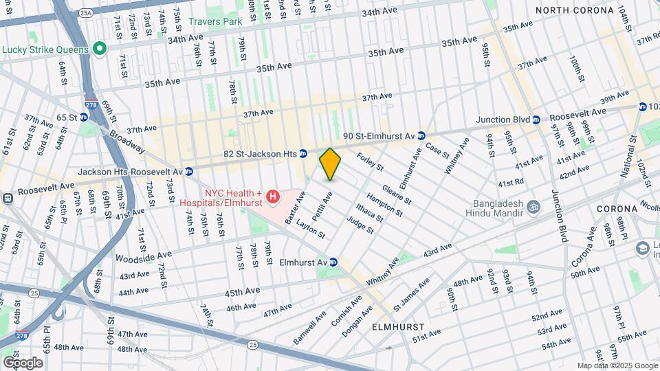 4035 Ithaca St Mapa y Detalles de la Ubicación