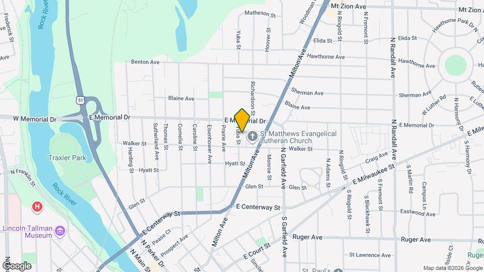 718 Yuba St Mapa y Detalles de la Ubicación