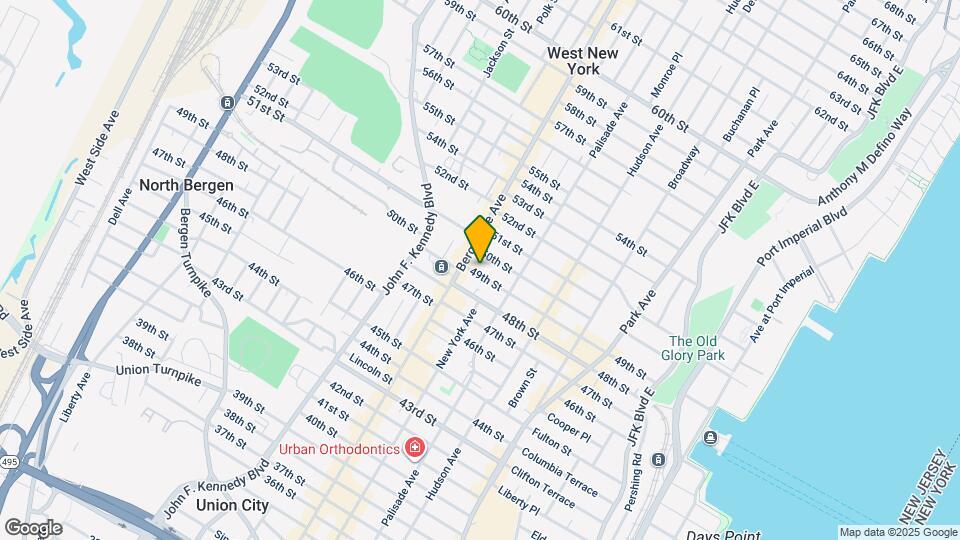 332 49th St Map and Location Details