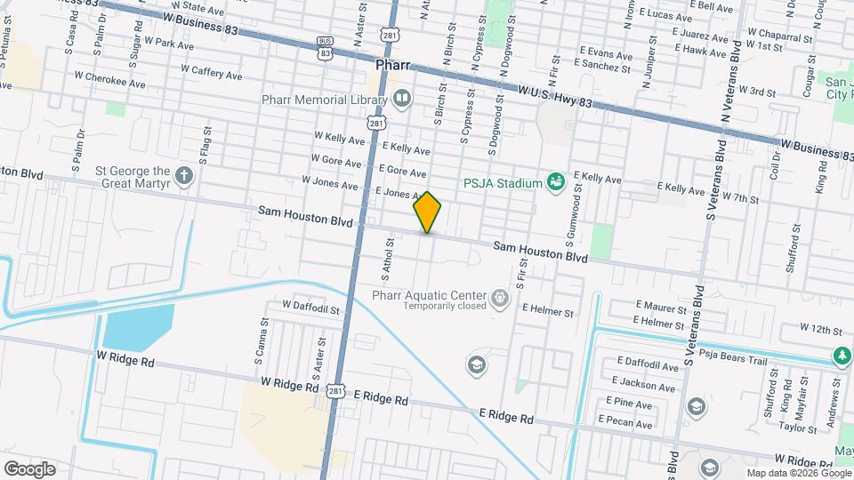 302 E Sam Houston Blvd Map and Location Details