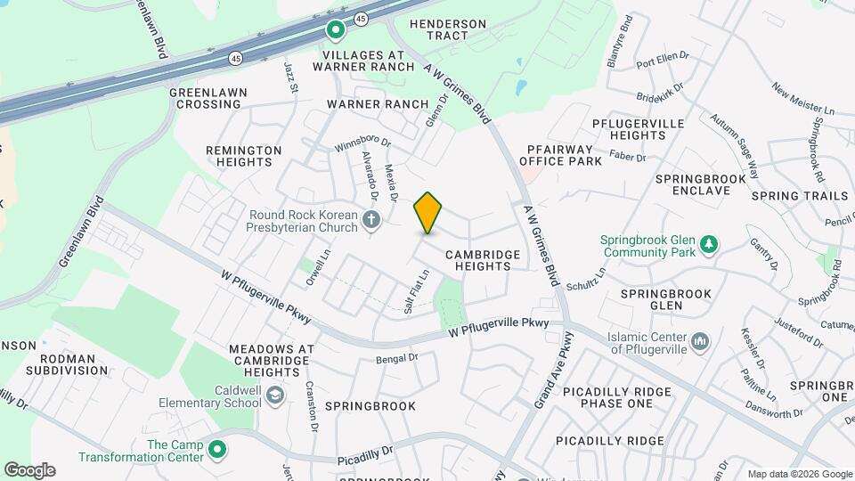 1622 Balmorhea Ln Map and Location Details