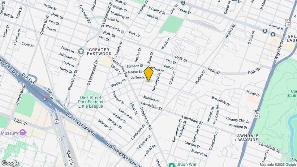 5113 Lindsay St Map and Location Details