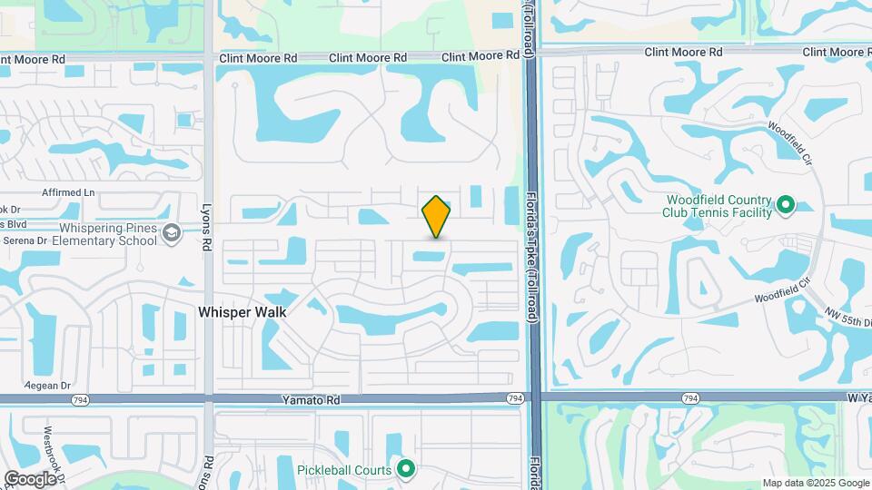 8200 Whispering Palm Dr Map and Location Details