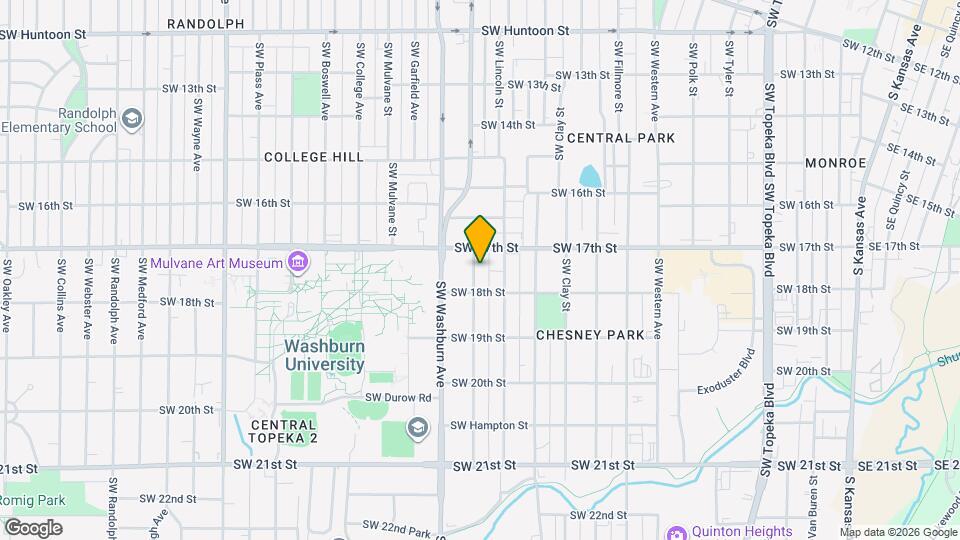 1716 SW Lane St Map and Location Details