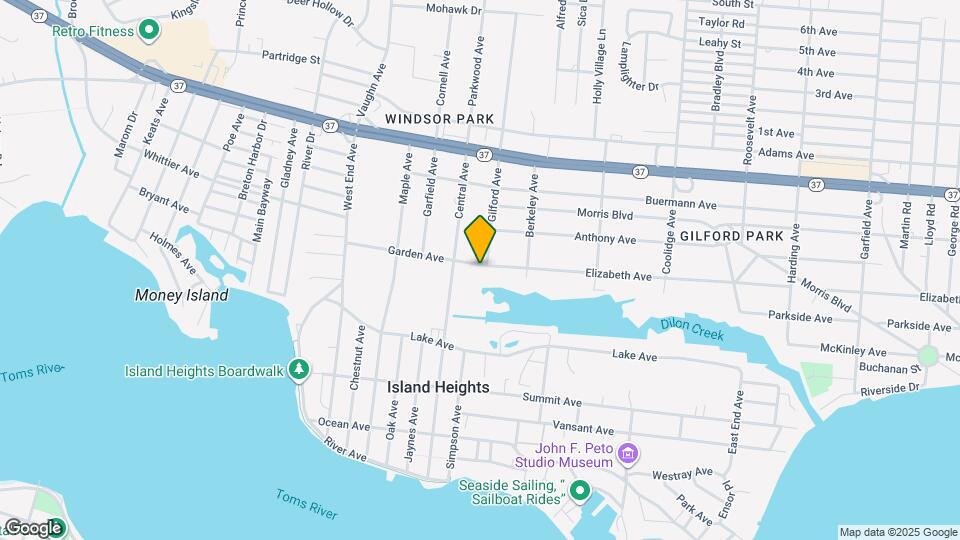 58 Garden Ave Map and Location Details