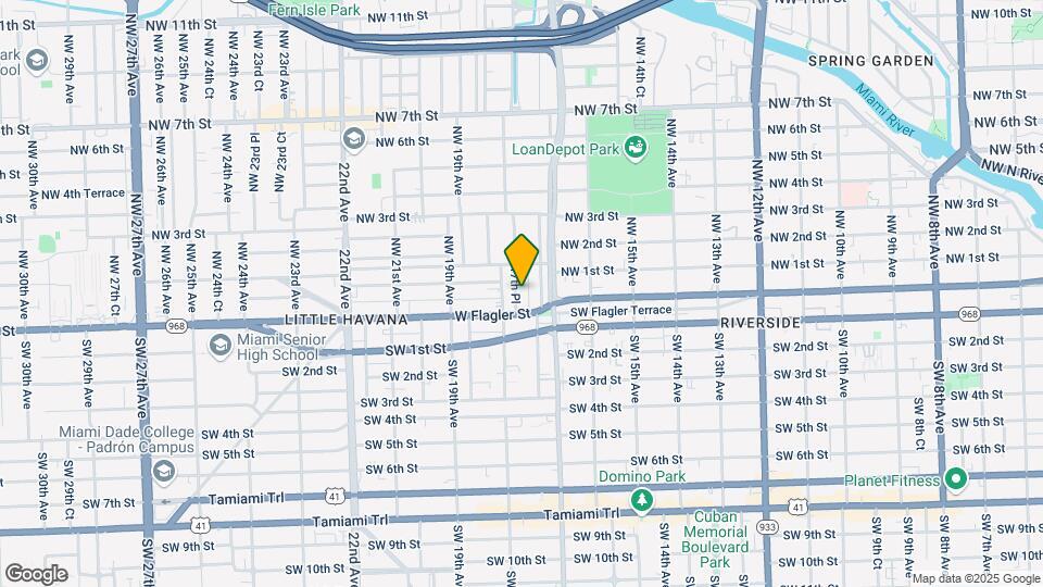 37 NW 17th Pl Map and Location Details