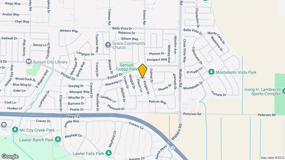 626 Kinglet St Map and Location Details