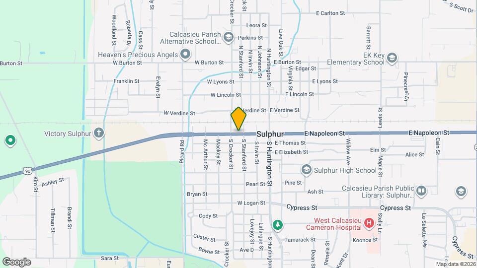 308 W Napoleon St Map and Location Details