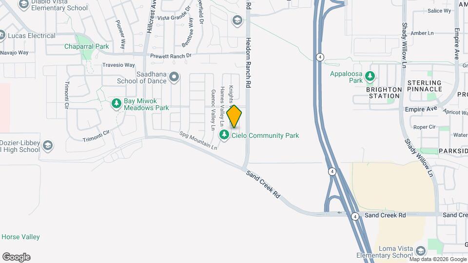 5451 Knights Valley Ln Mapa y Detalles de la Ubicación