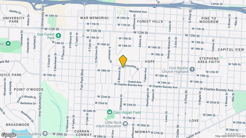1708 Green Meadow Dr Map and Location Details
