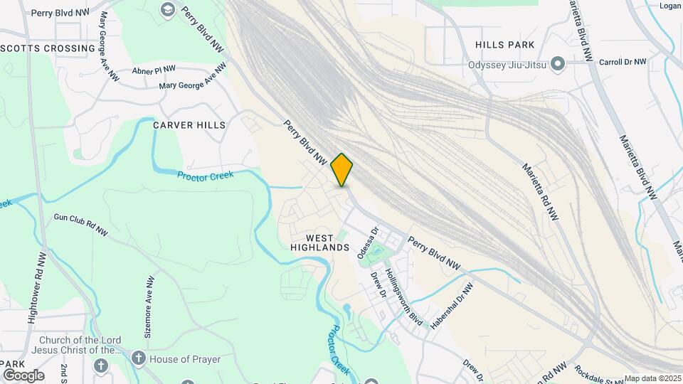 1977 Boyd Trace Ln NW Mapa y Detalles de la Ubicación