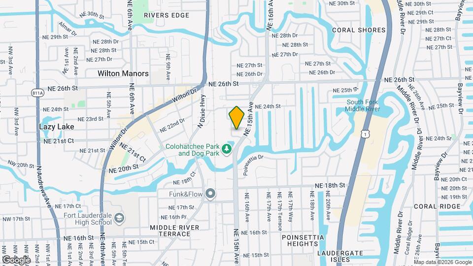 1409 NE 21st St Map and Location Details