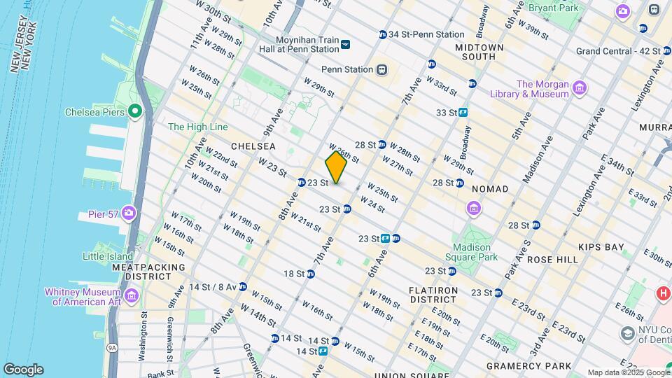 220 West 24th Street Map and Location Details