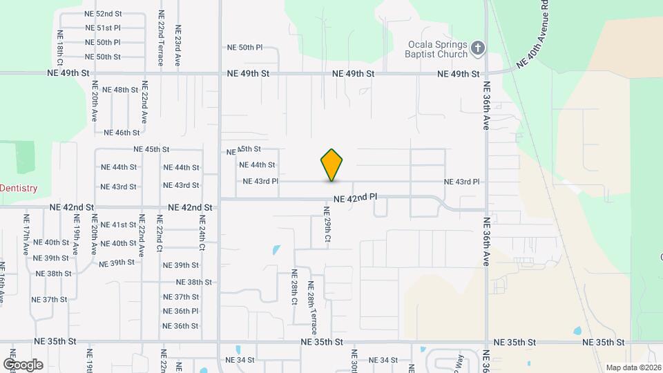 2960 NE 43rd Pl Map and Location Details