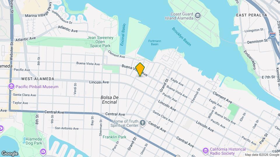 1571 Pacific Ave Map and Location Details
