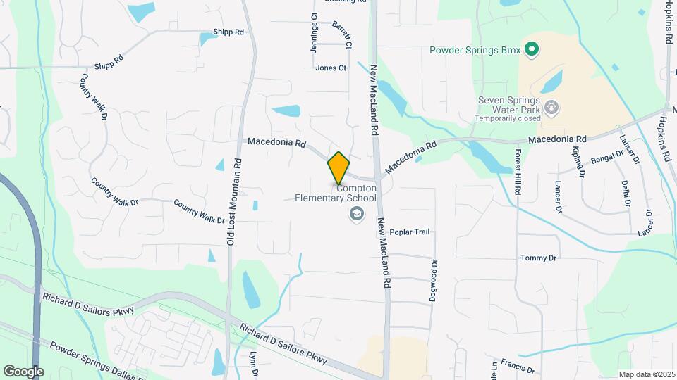 3327 Springville Rd Map and Location Details