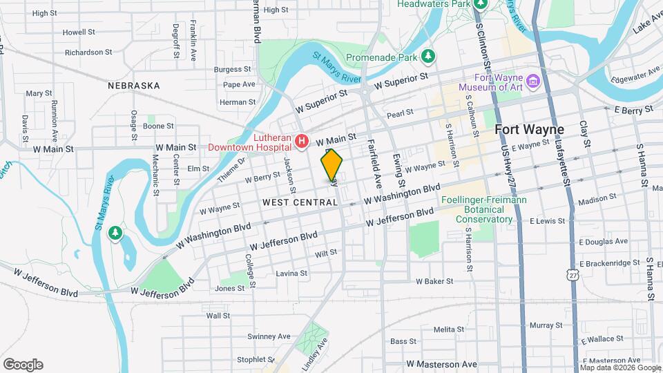 Garrison Flats Apartments Map and Location Details