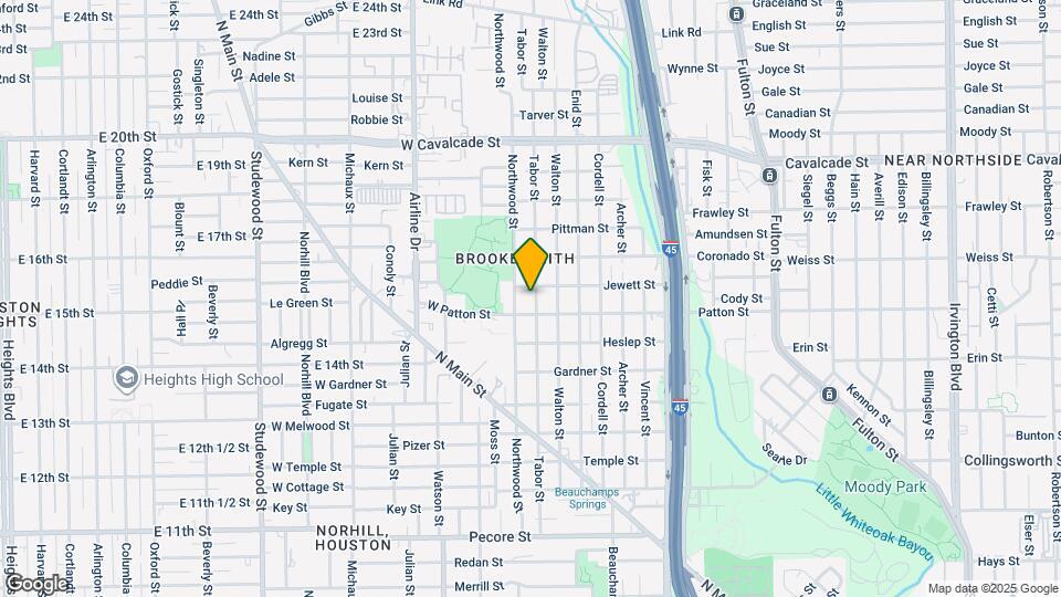 807 Tabor St Map and Location Details