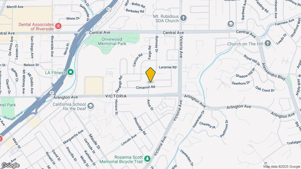 2887 Cimarron Rd Map and Location Details