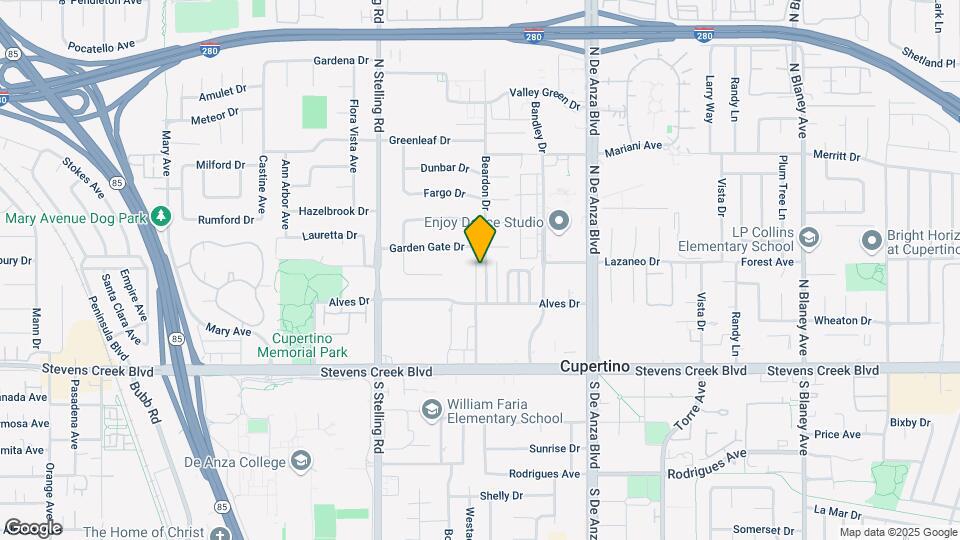 10225-10227 Beardon Drive Map and Location Details